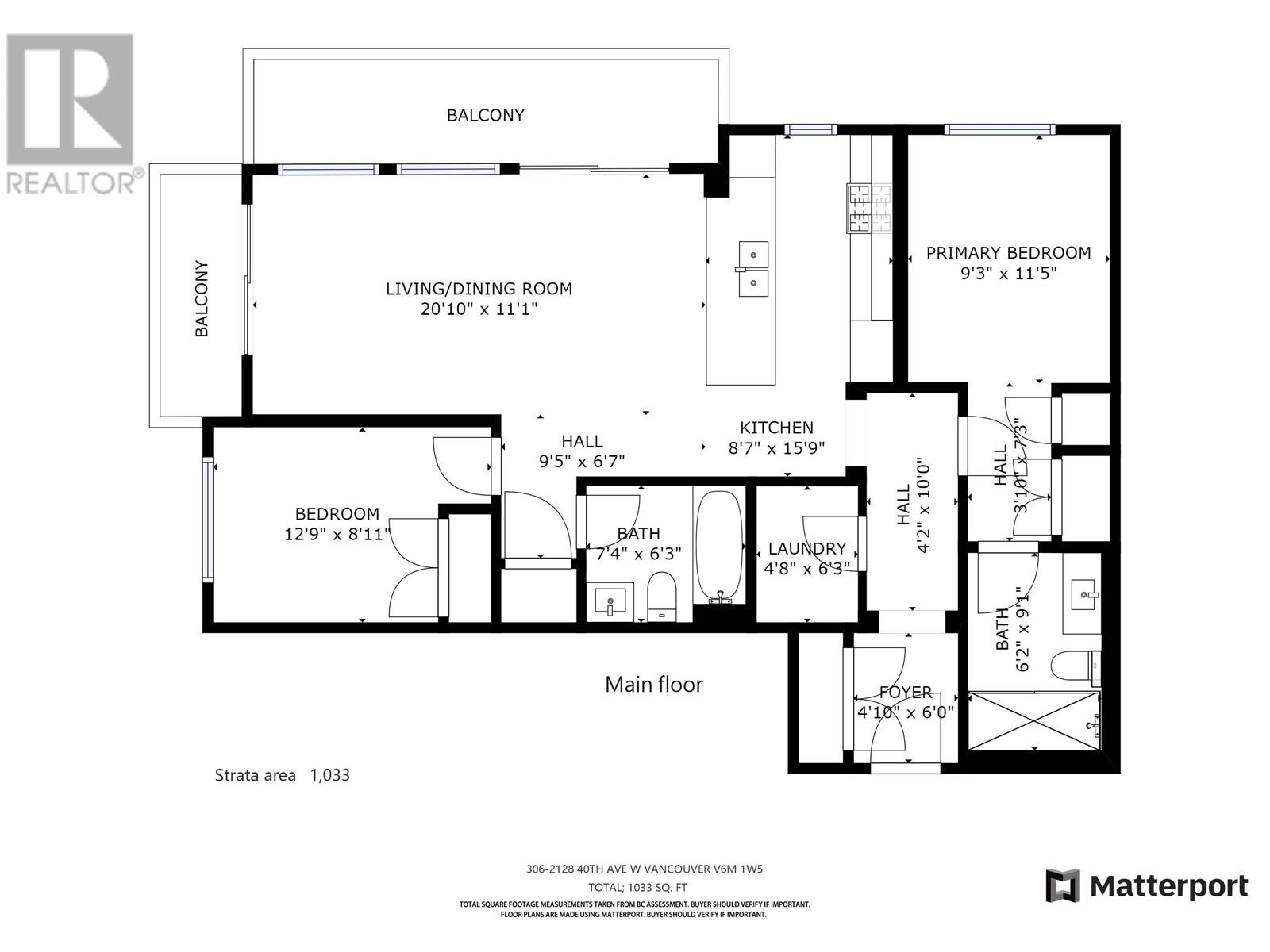 306 2128 W 40th Avenue, Vancouver, British Columbia  V6M 1W5 - Photo 35 - R2980568