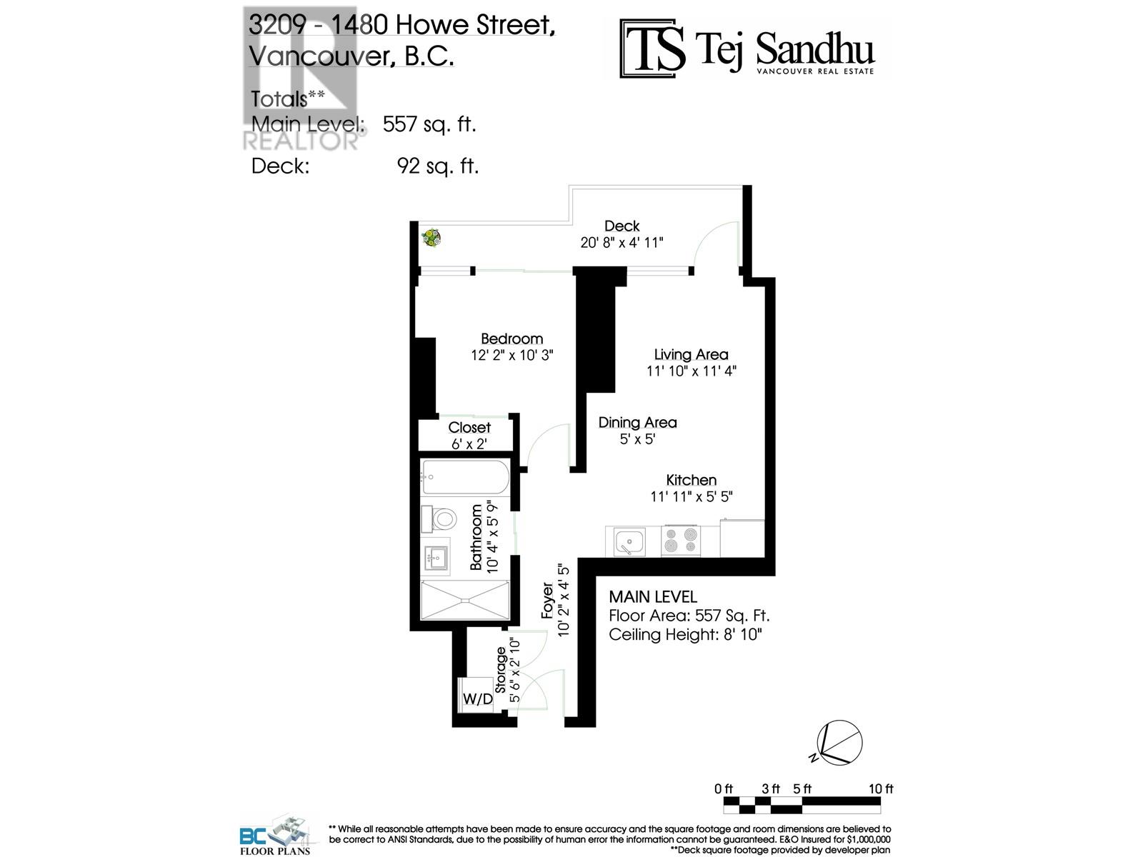 3209 1480 Howe Street, Vancouver, British Columbia  V6Z 0G5 - Photo 15 - R2980794