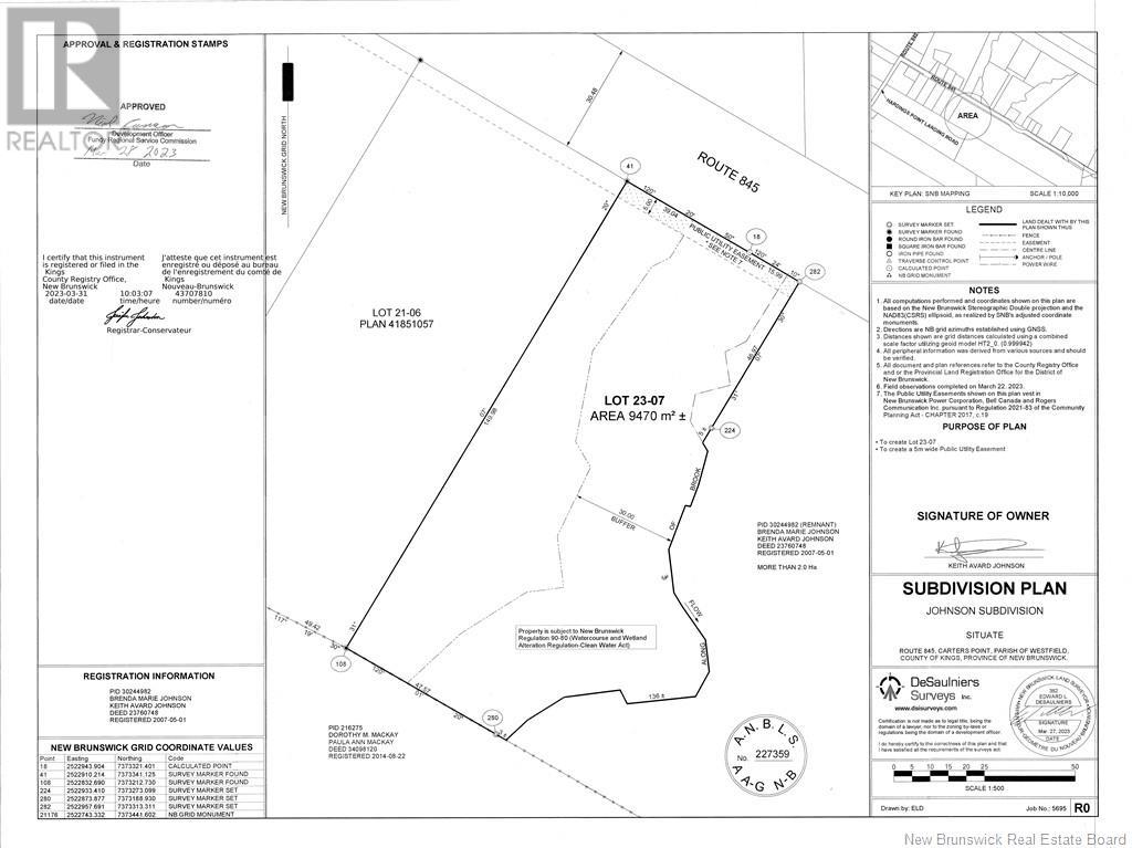 Lot 845 Route, Carters Point, New Brunswick  E5S 0A5 - Photo 4 - NB114647