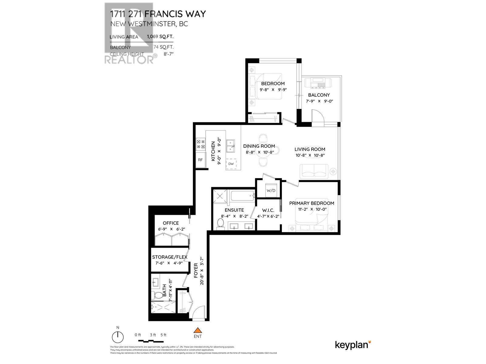 1711 271 Francis Way, New Westminster, British Columbia  V3L 0H2 - Photo 40 - R2981272