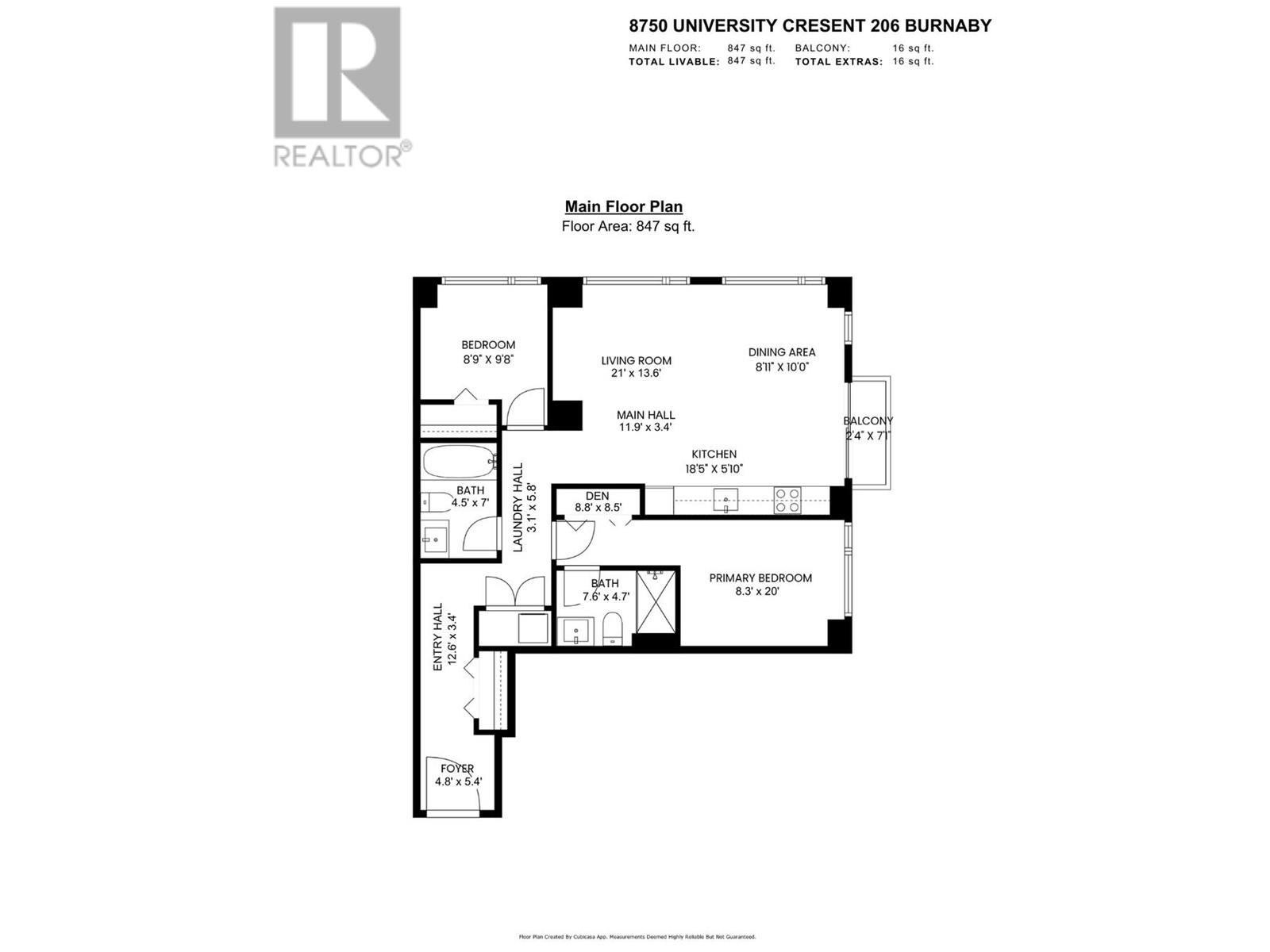 206 8750 University Crescent, Burnaby, British Columbia  V5A 0G9 - Photo 18 - R2981560