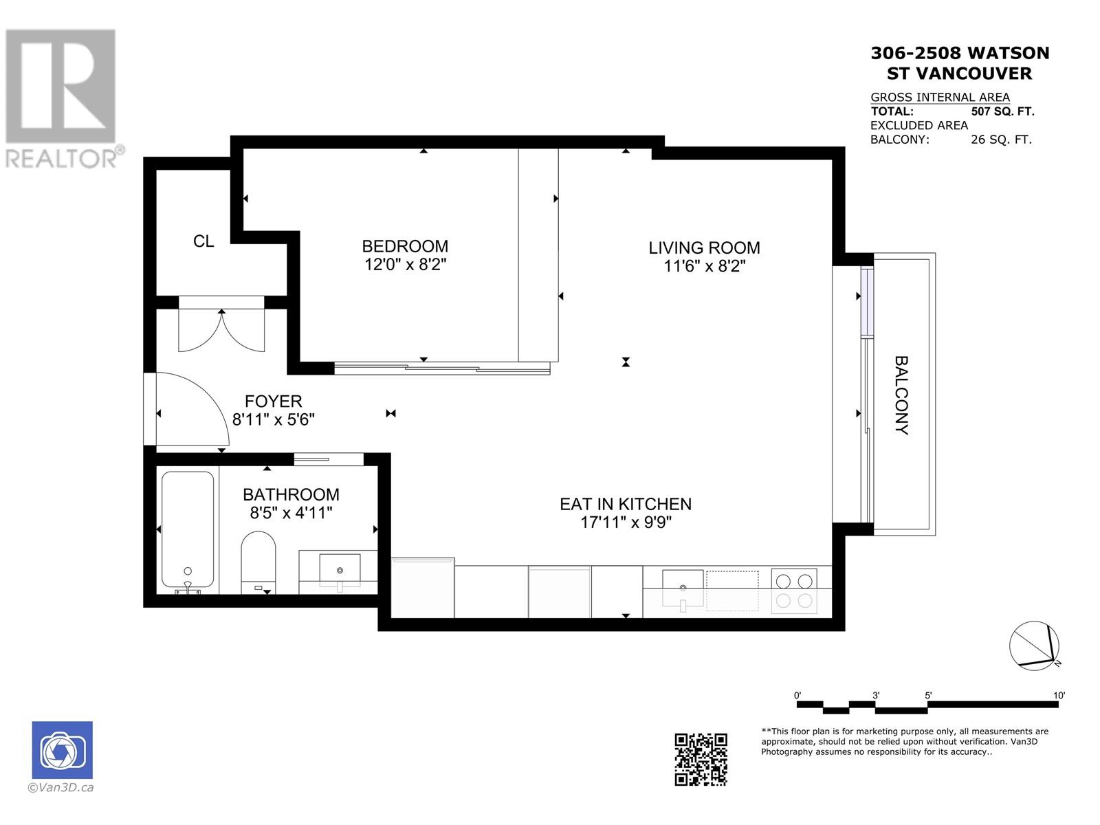 306 2508 Watson Street, Vancouver, British Columbia  V5T 3G9 - Photo 14 - R2981606