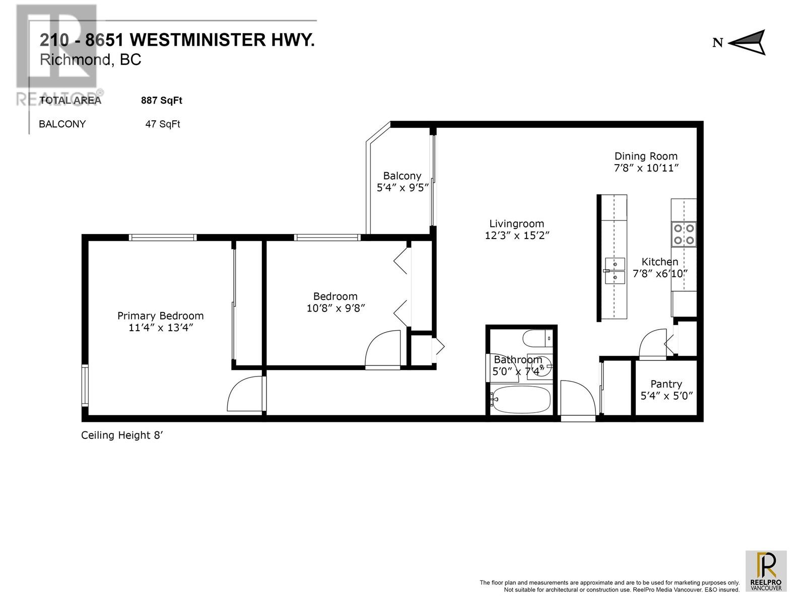 210 8651 Westminster Highway, Richmond, British Columbia  V6X 3E3 - Photo 15 - R2981590