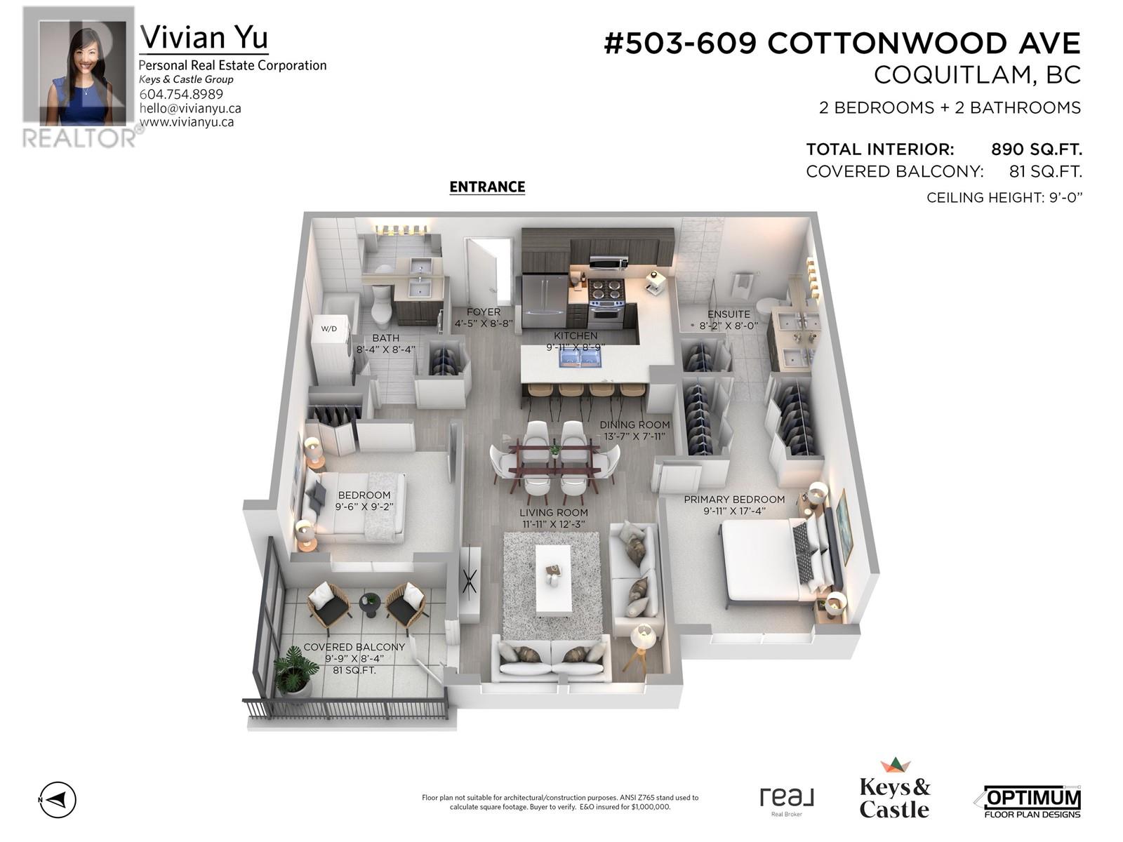 503 609 Cottonwood Avenue, Coquitlam, British Columbia  V3J 0H2 - Photo 31 - R2980999