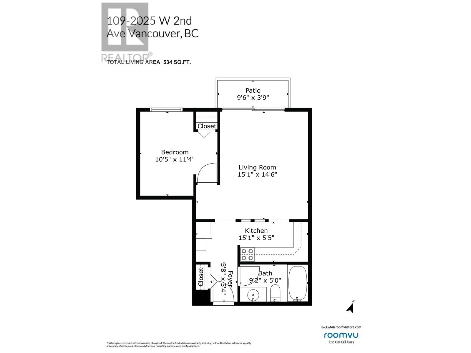 109 2025 W 2nd Avenue, Vancouver, British Columbia  V6J 1J6 - Photo 23 - R2982551