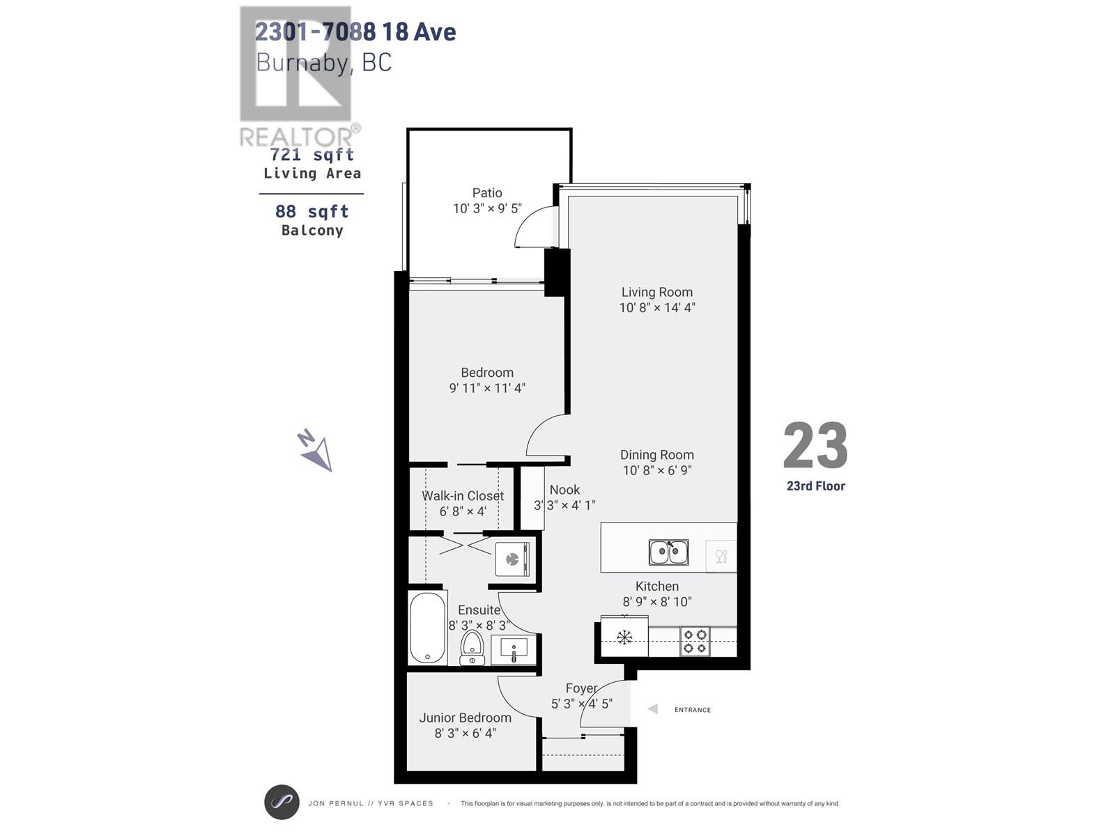 2301 7088 18th Avenue, Burnaby, British Columbia  V3N 0A2 - Photo 24 - R2981389