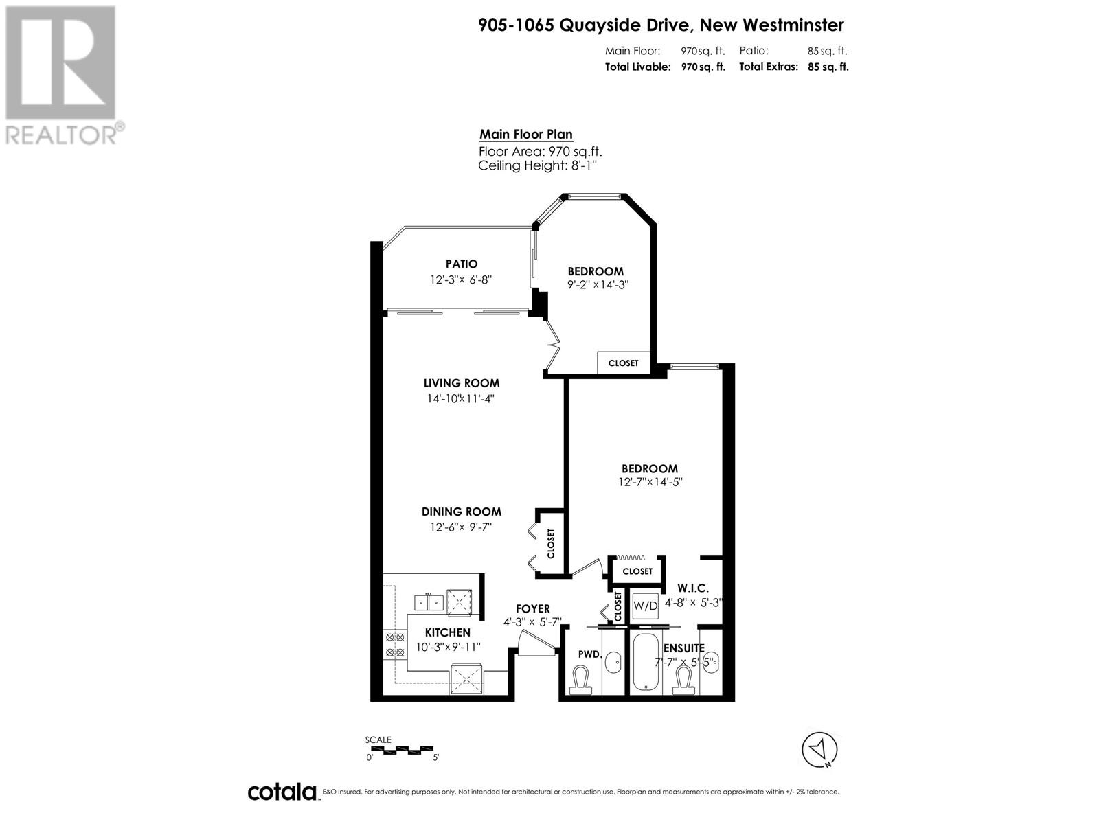 905 1065 Quayside Drive, New Westminster, British Columbia  V3M 1C5 - Photo 34 - R2982915