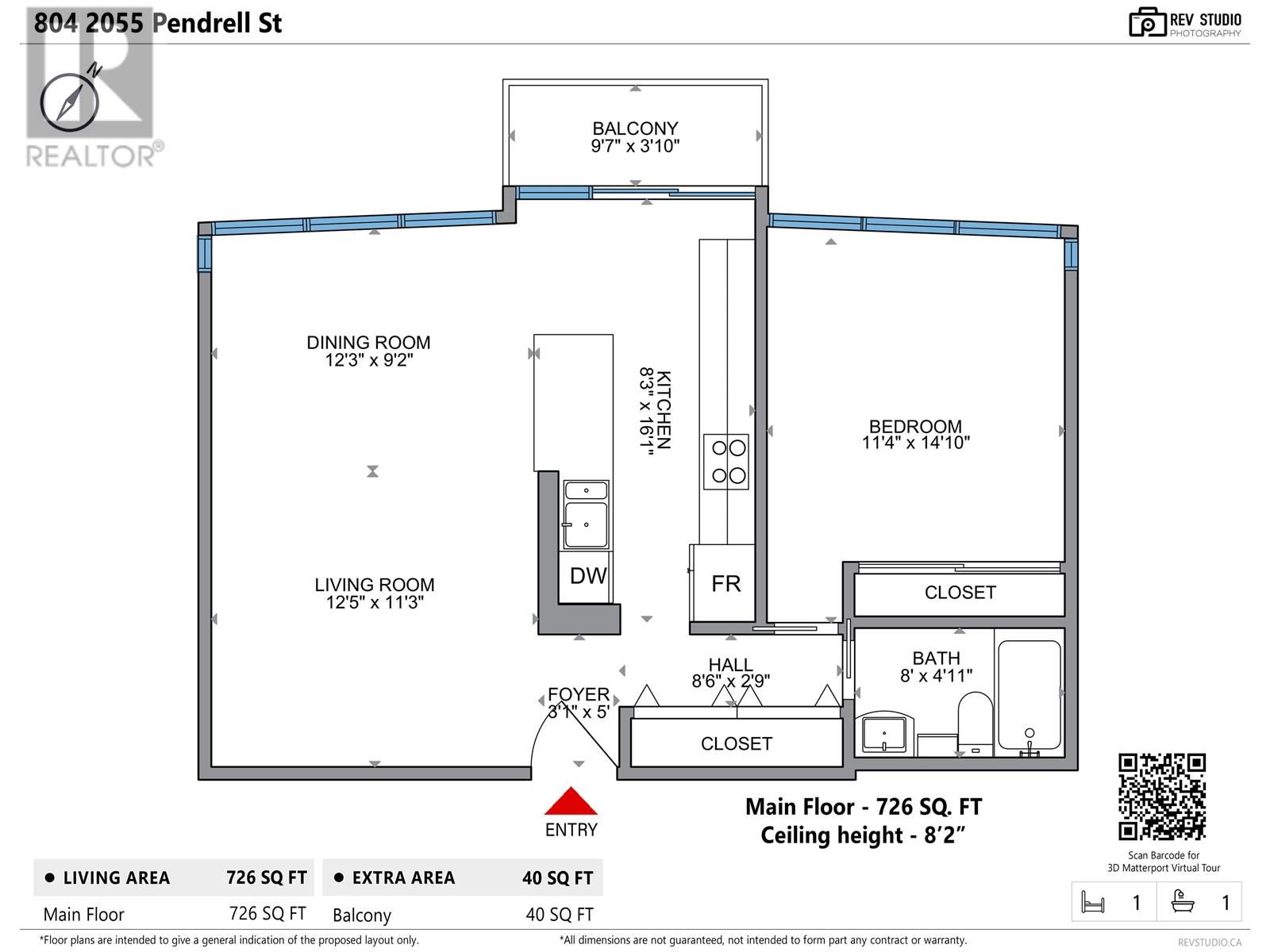 804 2055 Pendrell Street, Vancouver, British Columbia  V6G 1T9 - Photo 32 - R2980322