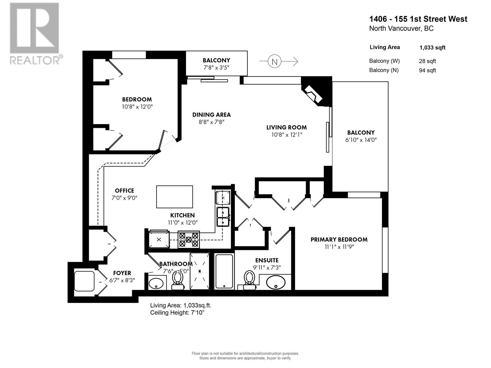 1406 155 W 1st Street, North Vancouver, British Columbia  V7M 3N8 - Photo 20 - R2984039