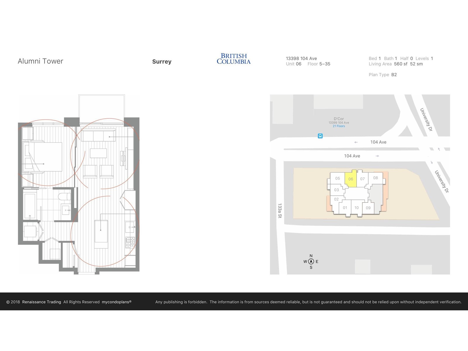 1206 13398 104 Avenue, Surrey, British Columbia  V3T 1V6 - Photo 3 - R2984035
