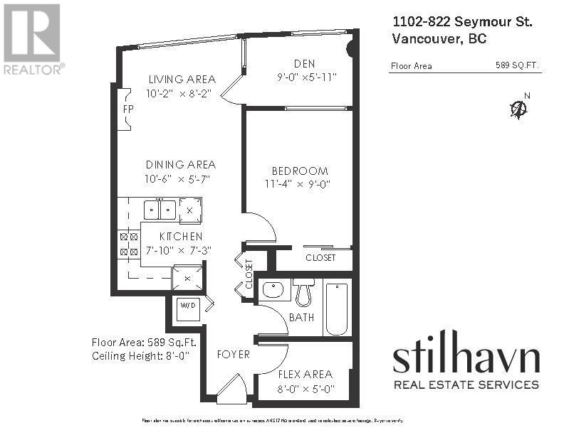 1102 822 Seymour Street, Vancouver, British Columbia  V6B 1L7 - Photo 16 - R2984271