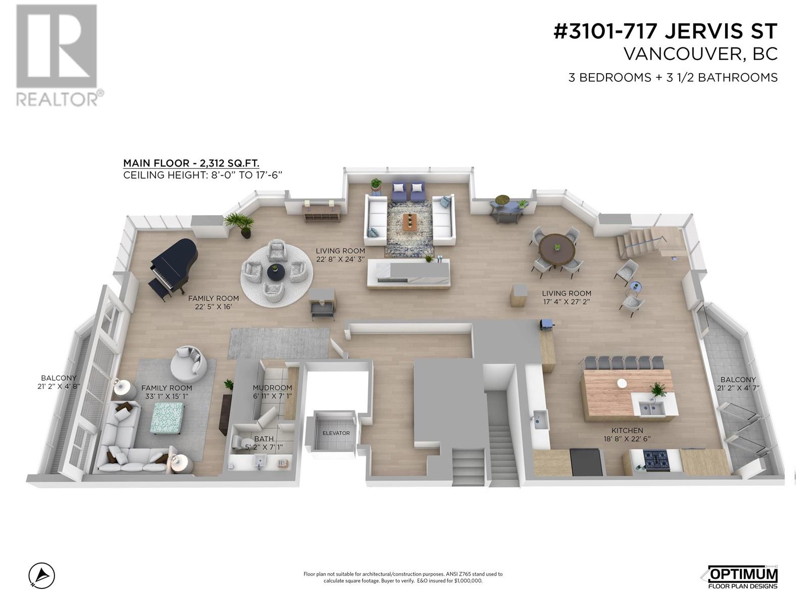 3102 717 Jervis Street, Vancouver, British Columbia  V6E 4L5 - Photo 39 - R2960809