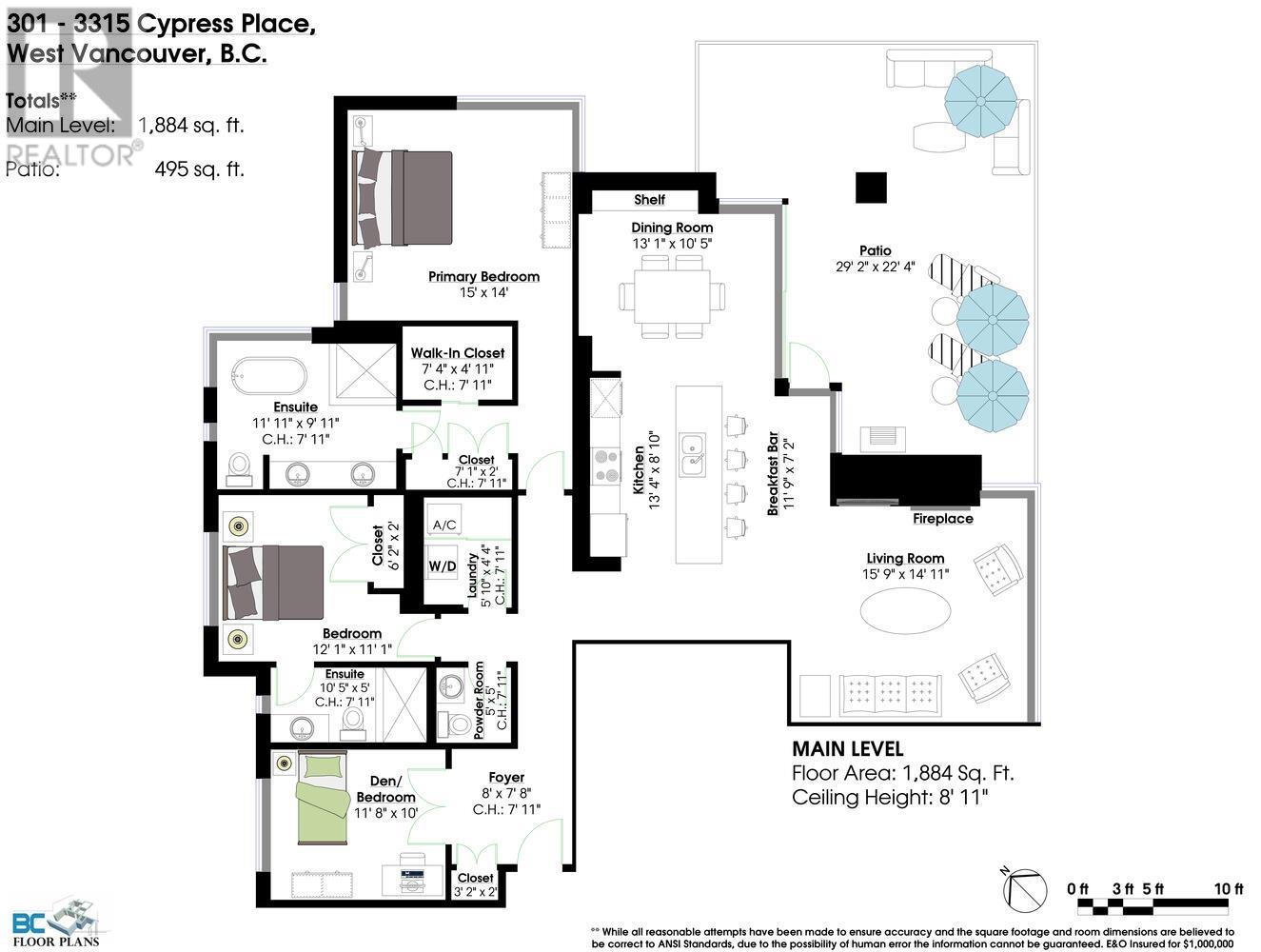 301 3315 Cypress Place, West Vancouver, British Columbia  V7S 3J7 - Photo 22 - R2985571