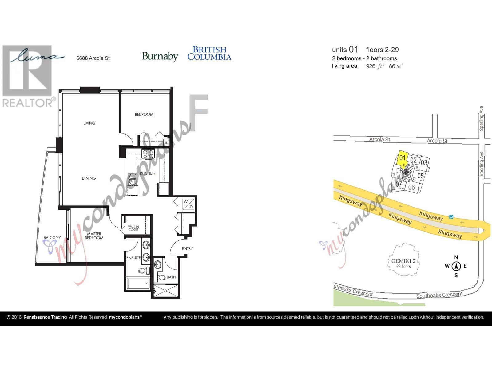 2701 6688 Arcola Street, Burnaby, British Columbia  V5E 0B3 - Photo 3 - R2981534