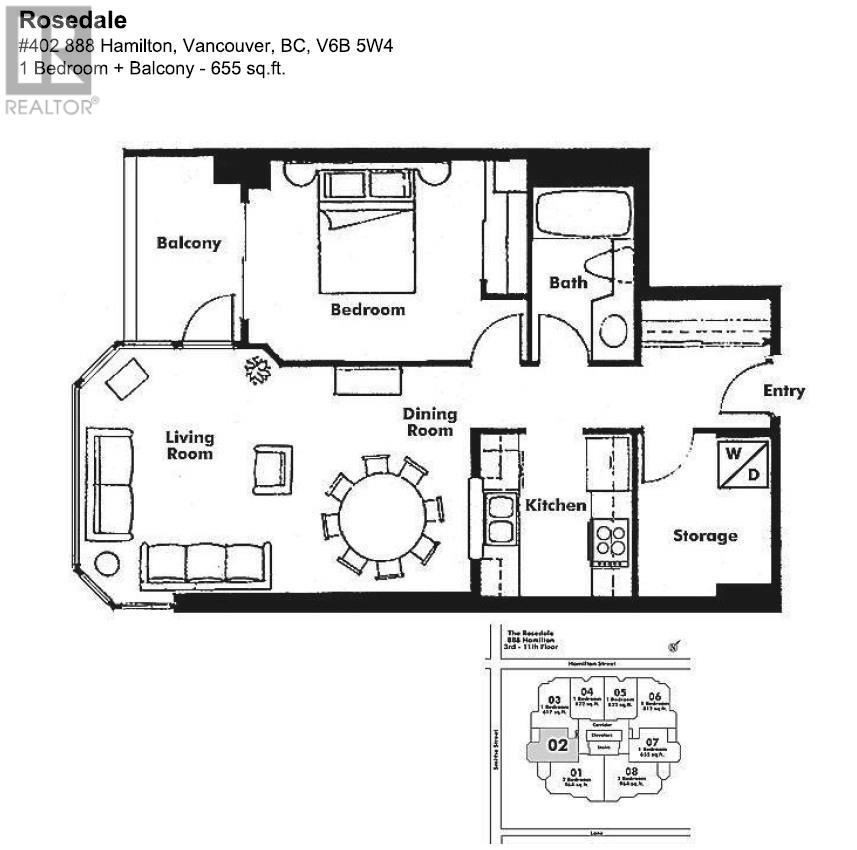 402 888 Hamilton Street, Vancouver, British Columbia  V6B 5W4 - Photo 14 - R2982102