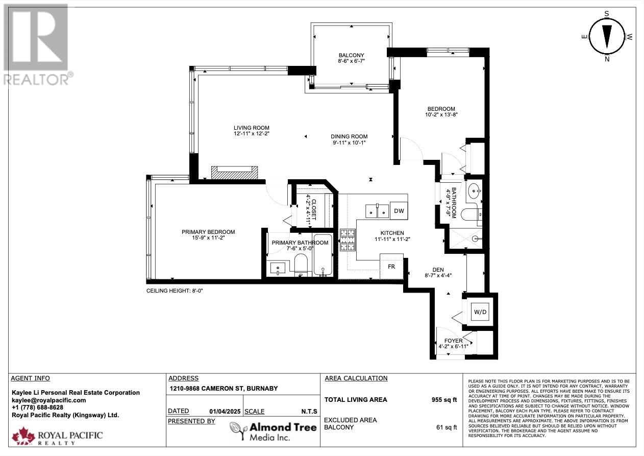 1210 9868 Cameron Street, Burnaby, British Columbia  V3J 0A5 - Photo 9 - R2984401