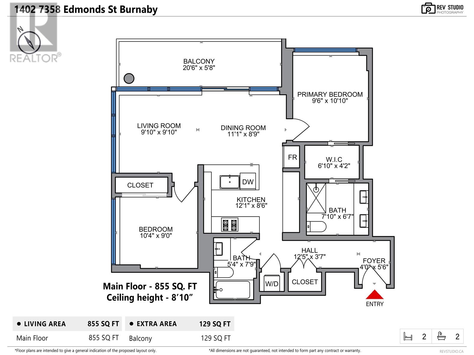 1402 7358 Edmonds Street, Burnaby, British Columbia  V3N 0H1 - Photo 3 - R2984109