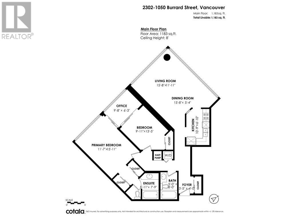 2302 1050 Burrard Street, Vancouver, British Columbia  V6Z 2S3 - Photo 2 - R2984583