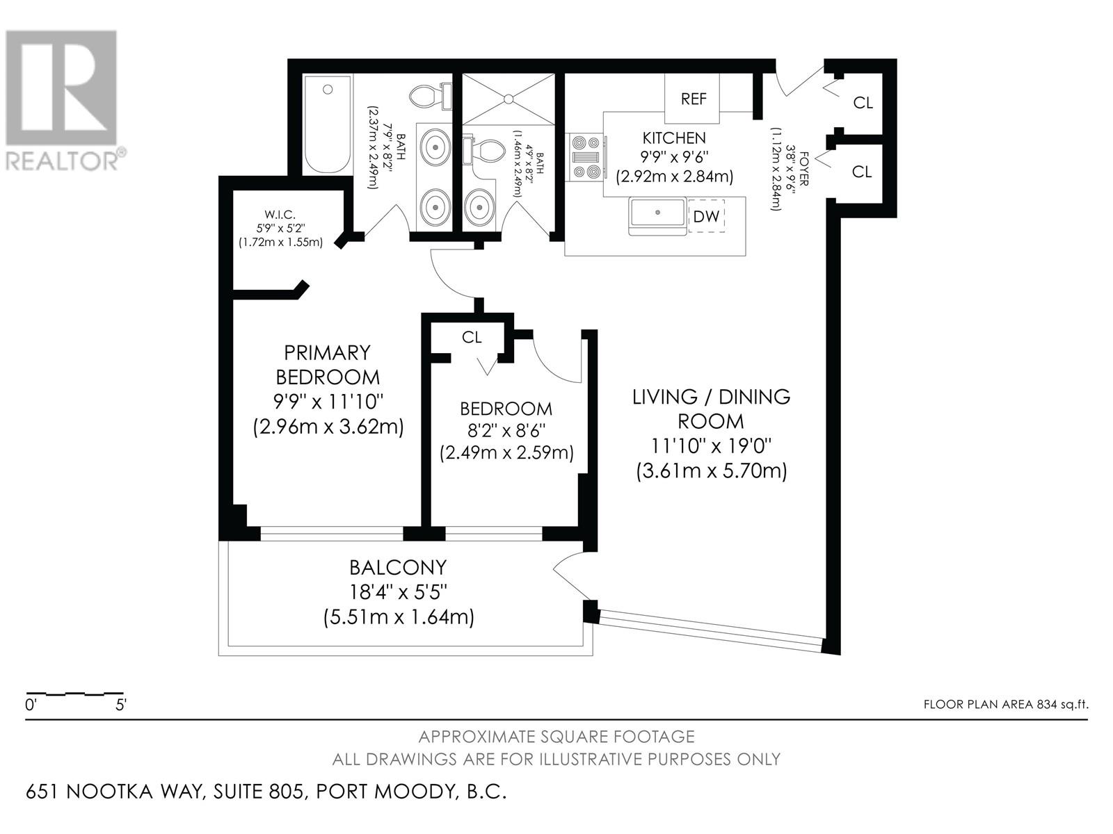 805 651 Nootka Way, Port Moody, British Columbia  V3H 0A1 - Photo 26 - R2979170