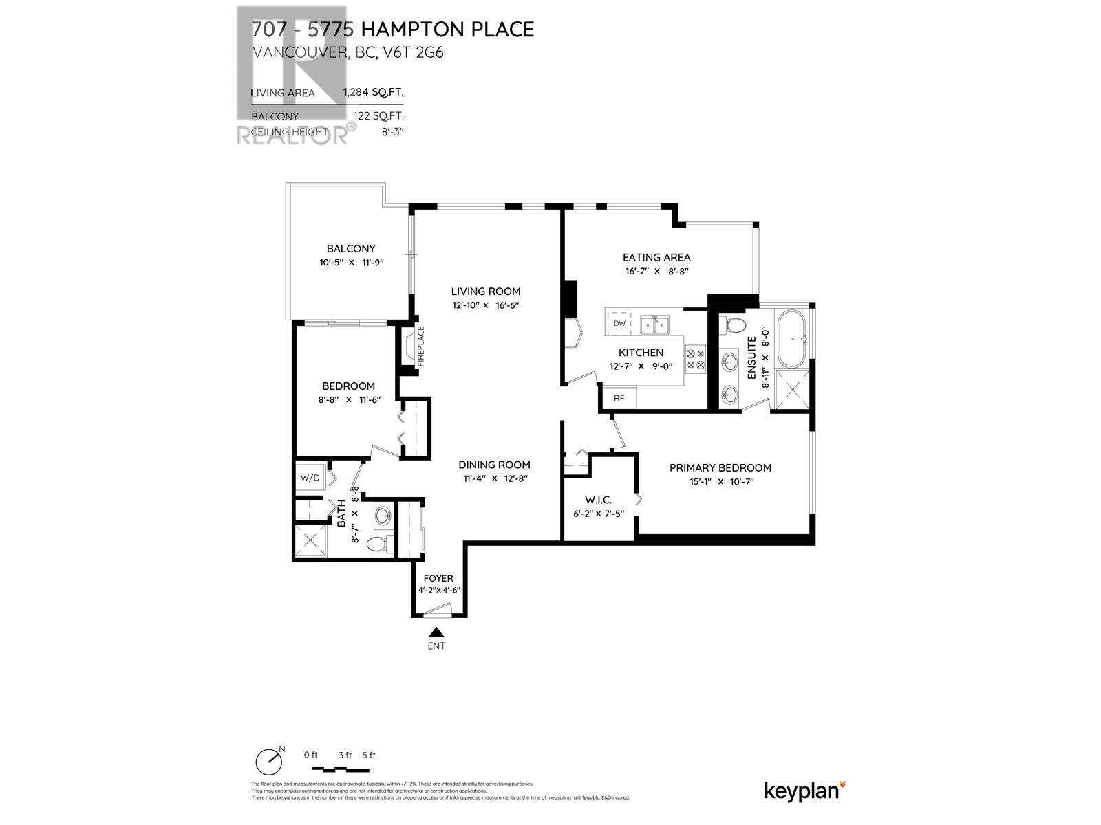 707 5775 Hampton Place, Vancouver, British Columbia  V6T 2G6 - Photo 3 - R2986654