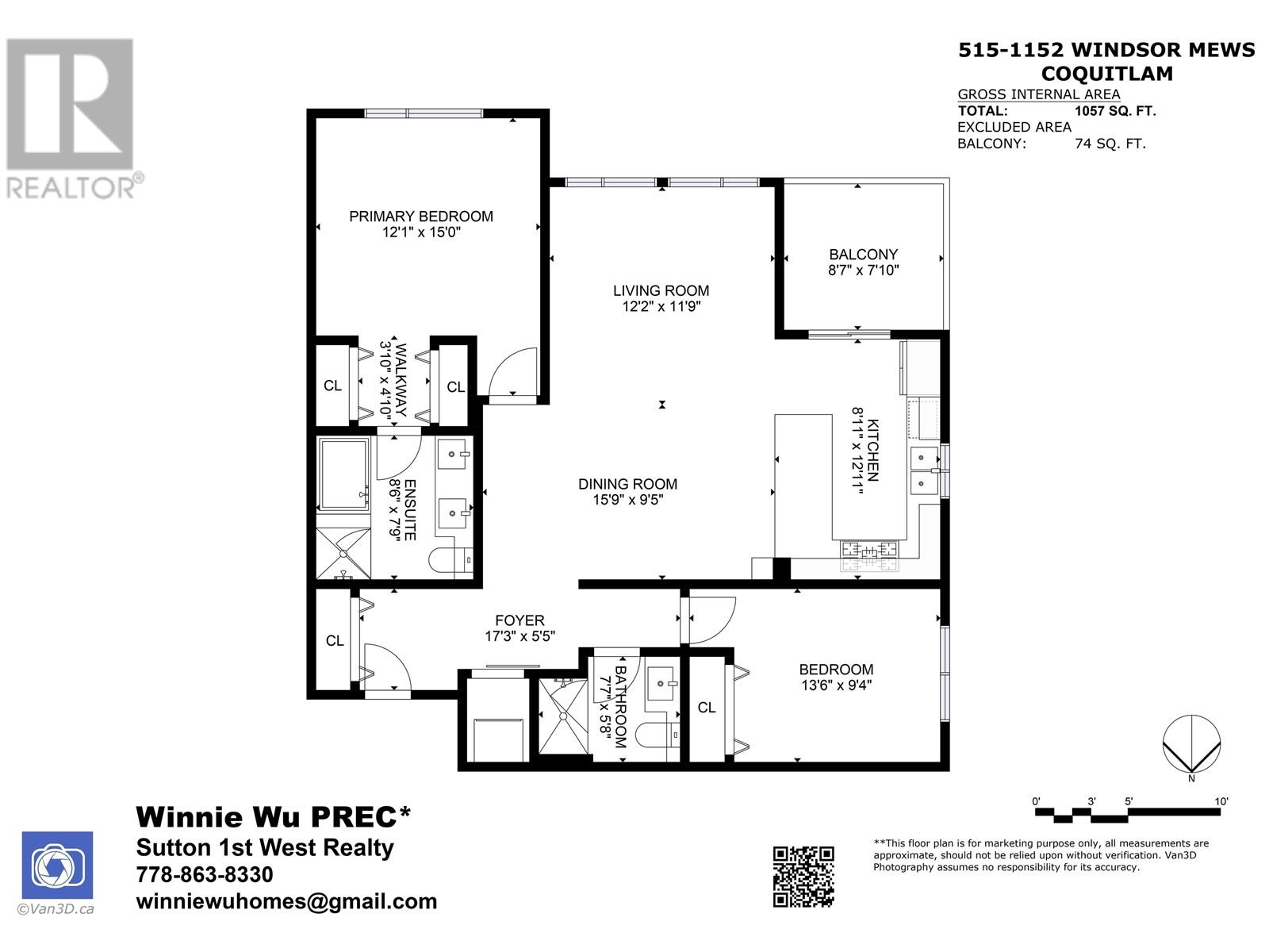 515 1152 Windsor Mews, Coquitlam, British Columbia  V3B 0N1 - Photo 27 - R2987307