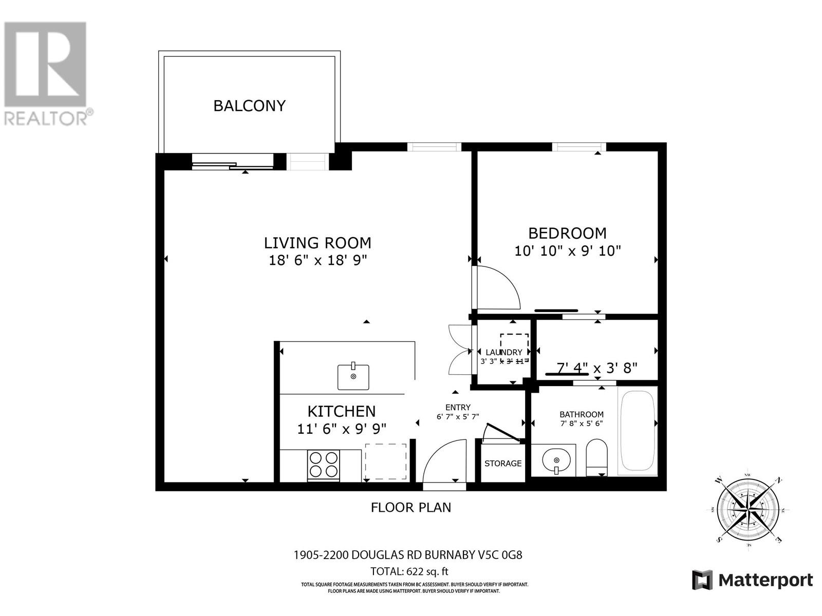 1905 2200 Douglas Road, Burnaby, British Columbia  V5C 0G8 - Photo 18 - R2986981