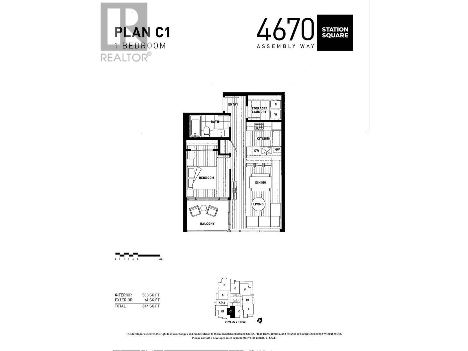 1001 4670 Assembly Way, Burnaby, British Columbia  V5H 0H3 - Photo 18 - R2985460