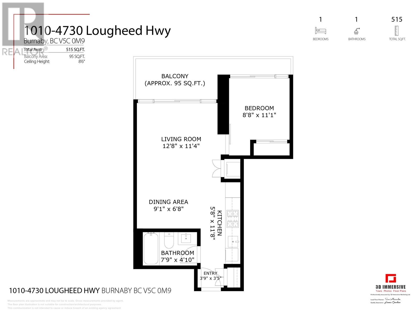 1010 4730 Lougheed Highway, Burnaby, British Columbia  V5C 0M9 - Photo 28 - R2987786