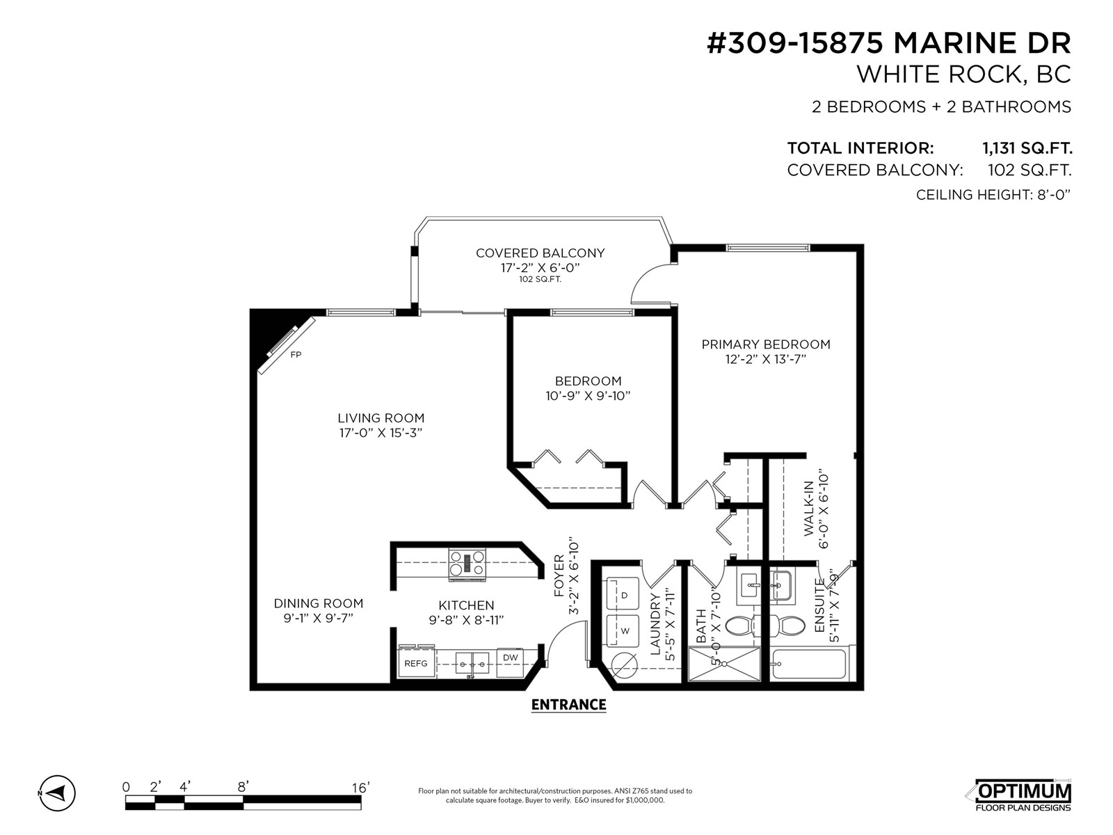 309 15875 Marine Drive, White Rock, British Columbia  V4B 5J2 - Photo 22 - R2988119
