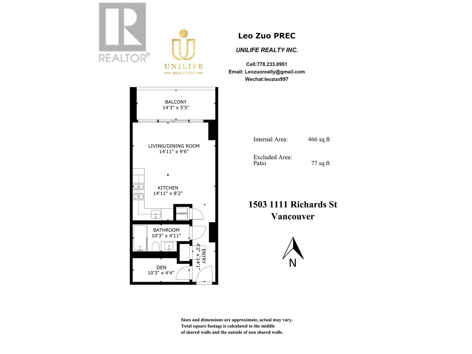 1503 1111 Richards Street, Vancouver, British Columbia  V6B 0S3 - Photo 22 - R2987801
