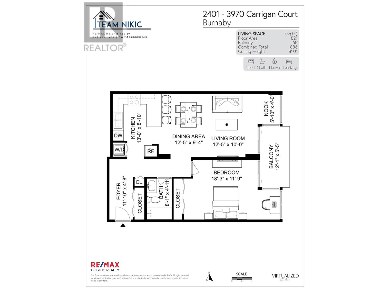 2401 3970 Carrigan Court, Burnaby, British Columbia  V3N 4S5 - Photo 23 - R2983917