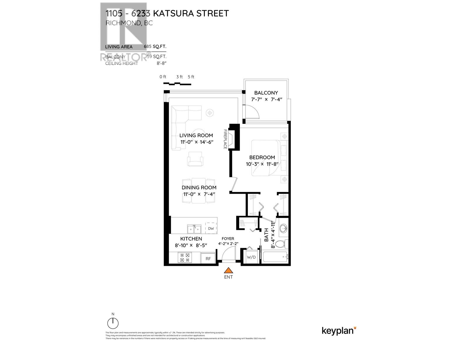 1105 6233 Katsura Street, Richmond, British Columbia  V6Y 4K1 - Photo 37 - R2988446
