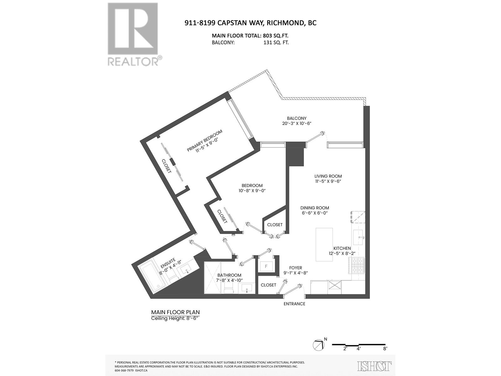 911 8199 Capstan Way, Richmond, British Columbia  V6X 0V1 - Photo 39 - R2988505