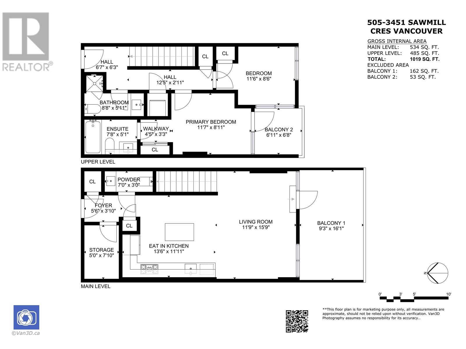 505 3451 Sawmill Crescent, Vancouver, British Columbia  V5S 0H3 - Photo 19 - R2988582