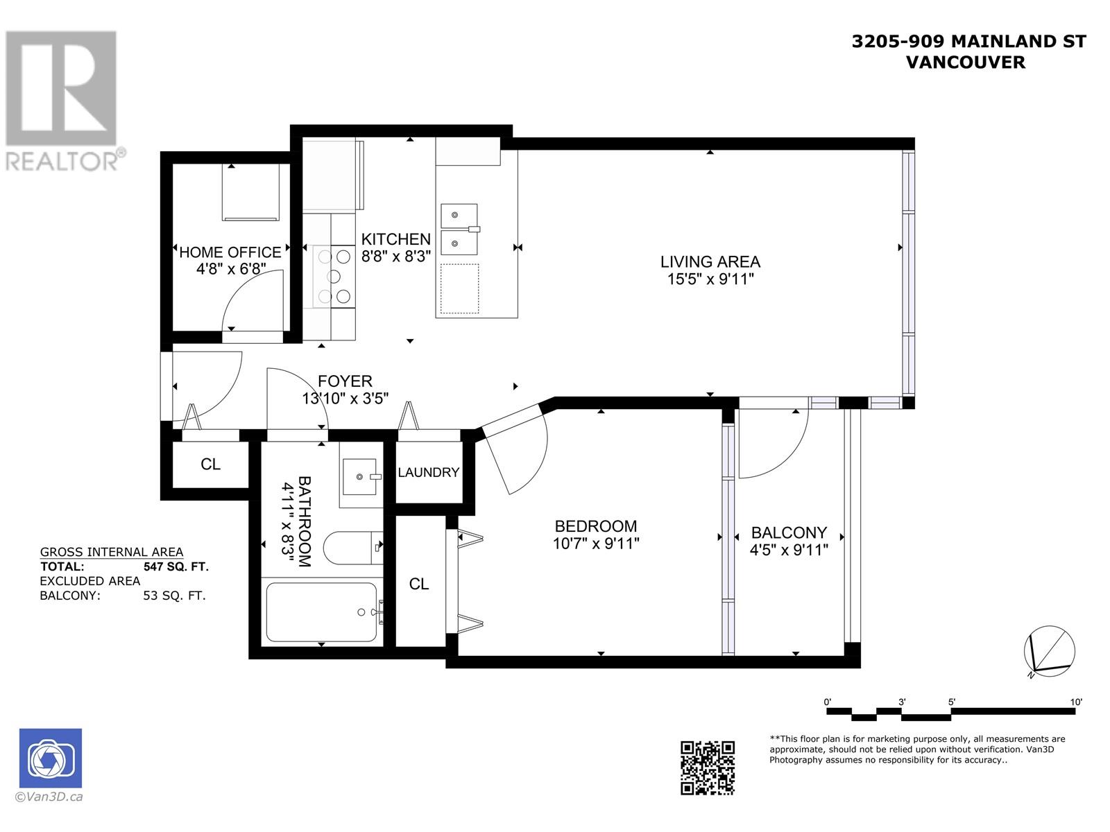 3205 909 Mainland Street, Vancouver, British Columbia  V6B 2T3 - Photo 20 - R2982803