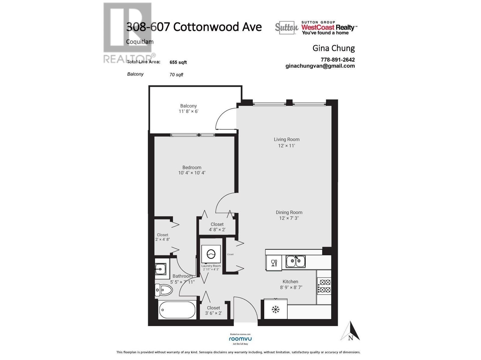 308 607 Cottonwood Avenue, Coquitlam, British Columbia  V3J 0H1 - Photo 21 - R2987728