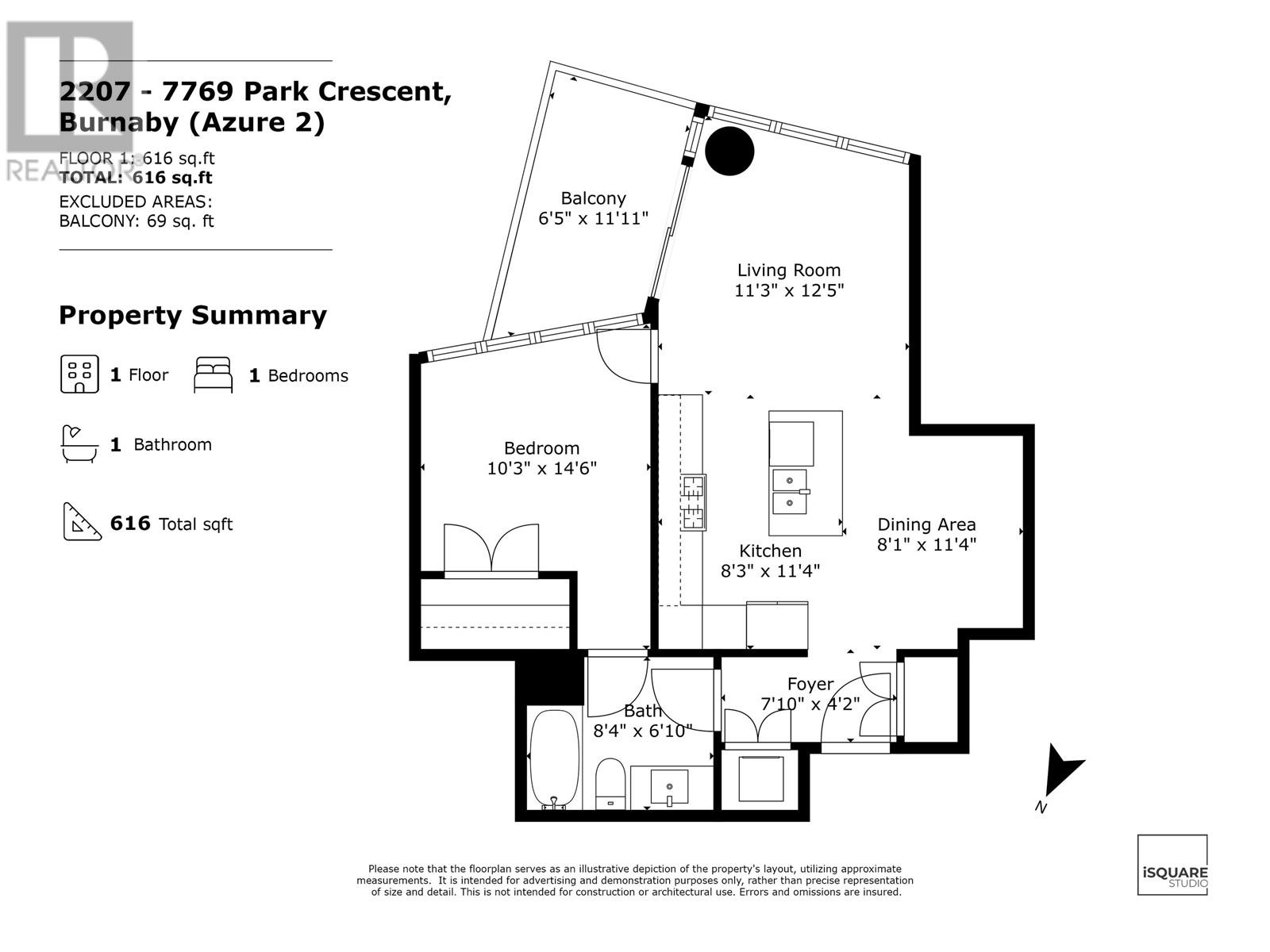 2207 7769 Park Crescent, Burnaby, British Columbia  V3N 0J7 - Photo 4 - R2988563