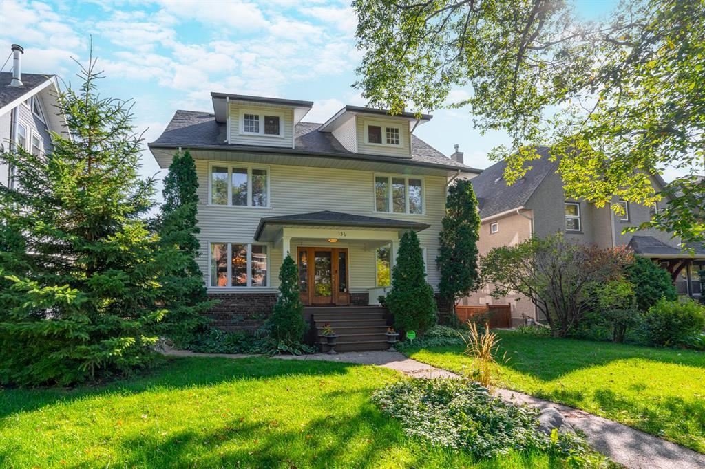 136 Montrose Street Winnipeg, Manitoba 1C//Winnipeg/A River Heights Classic, perfectly located mid-block on Montrose, just before prestigious Wellington Crescent and steps from Academy Road, this turn-of-the-century home offers the best of River Heights living. Nestled on a charming, tree-lined street, 136 Montrose blends historic character with modern updates ready for your personal touch! Step into a bright, freshly painted foyer, leading to a bright living room with a stately wood-burning fireplace, original woodwork, and a coffered ceiling a space full of potential. The formal dining room s rich wood paneling sets the scene for future family gatherings. The sunroom now shines with brand-new oak hardwood flooring, while the kitchen features ample cabinet space for your culinary experiences plus a new sink and modern faucet. The main bathroom has a large footprint with an updated bath-fitters bathtub. Count 4 bedrooms, 2.5 baths, an office, and a sunroom, there s plenty of room to grow. The partially finished basement (7ft ceilings, spray foam insulation, new drywall, LED pot lights, and updated windows) is ready for your custom games room or audio video cinema. It's time to love your home! (id:48254)
