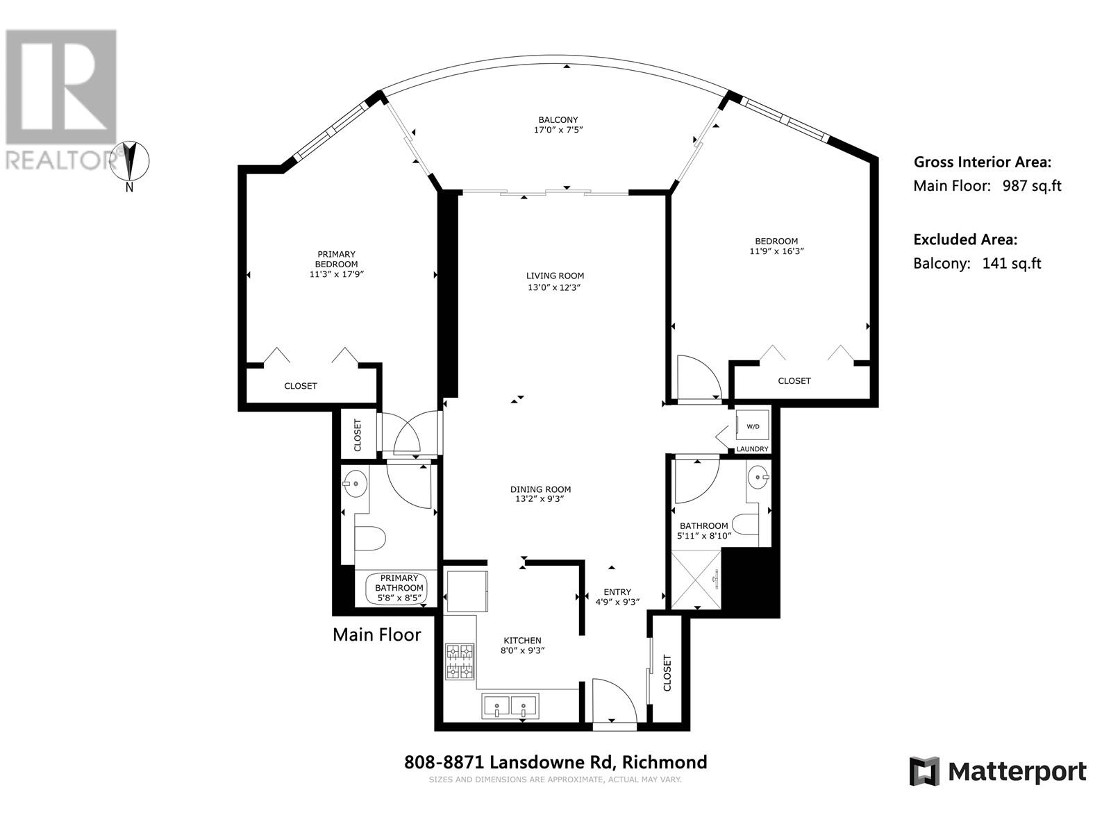 808 8871 Lansdowne Road, Richmond, British Columbia  V6X 3X8 - Photo 16 - R2986614