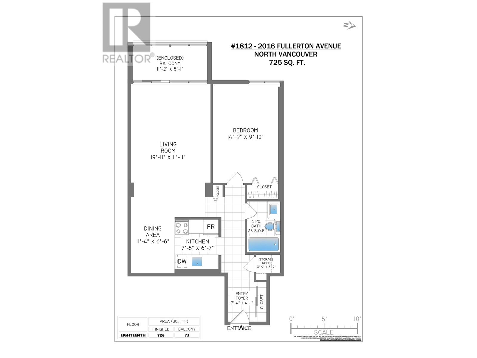 1812 2016 Fullerton Avenue, North Vancouver, British Columbia  V7P 3E6 - Photo 25 - R2988968