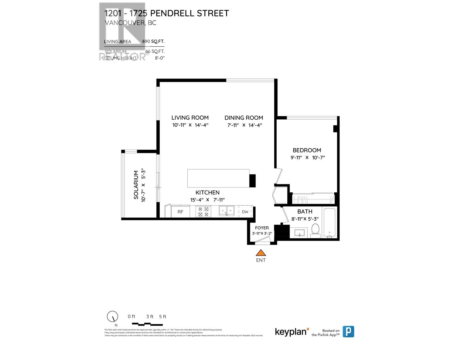 1201 1725 Pendrell Street, Vancouver, British Columbia  V6G 2X7 - Photo 27 - R2989907