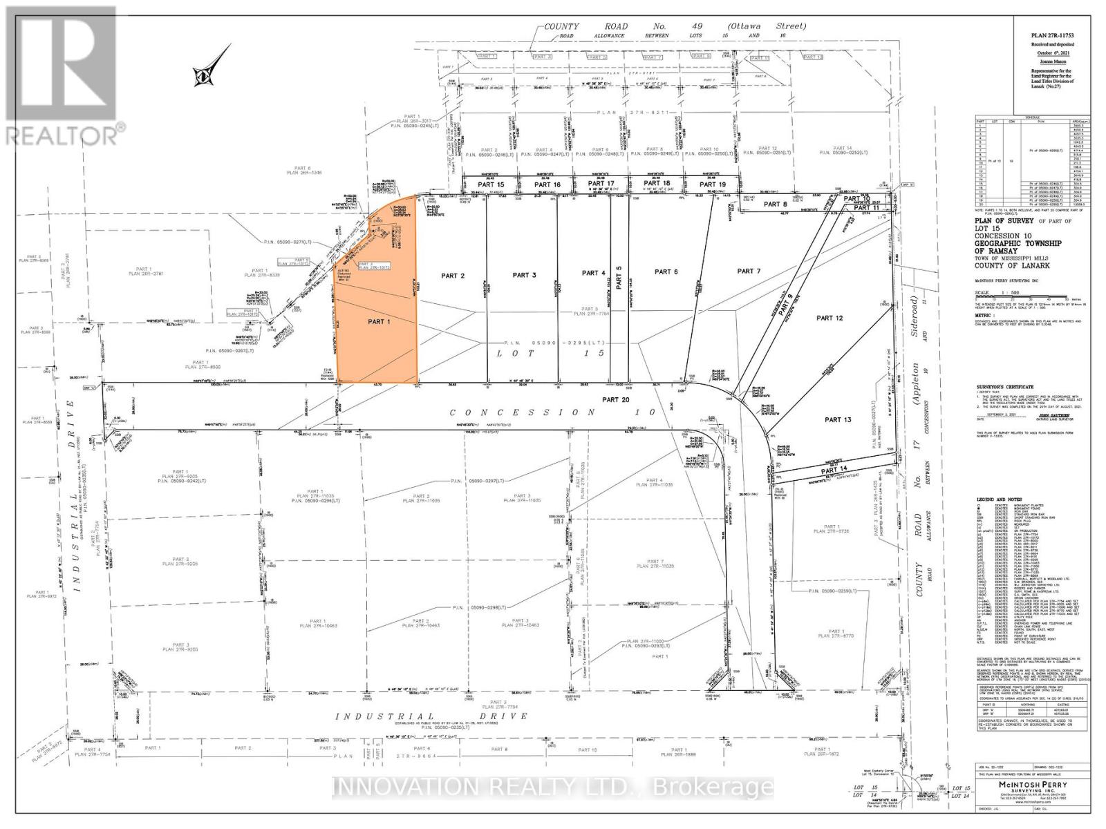 Outstanding opportunity. Prime Business Park lots in the Friendly Town of Almonte. Located in Mississippi Mills these newly created lots range in size from approx. 1 acre to 1.48 acres & offer a blank slate to build what you need to grow your business. The lands are branded Employment Lands (Zoned E1) & are being sold by the Municipality. Almonte is the perfect town to source and attract employees to help your business move to the next level. Located on the Mississippi River, Almonte is 20 Minutes to Kanata & 35 minutes to downtown Ottawa. Time to grow? Time to become part of the Almonte Business Community. (id:48254)