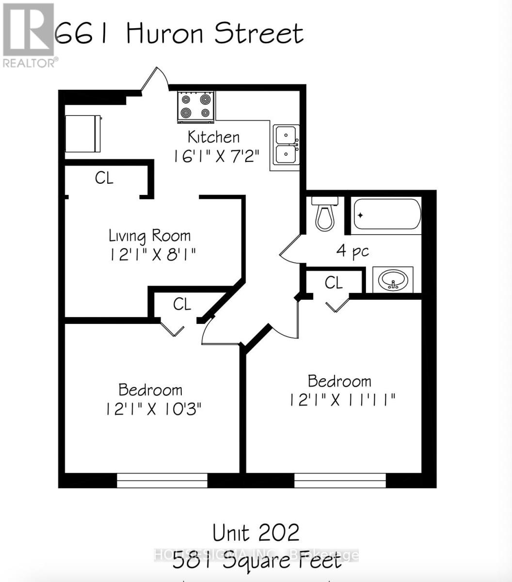202 - 661 Huron Street, Toronto, Ontario  M5R 2R8 - Photo 12 - C12086261