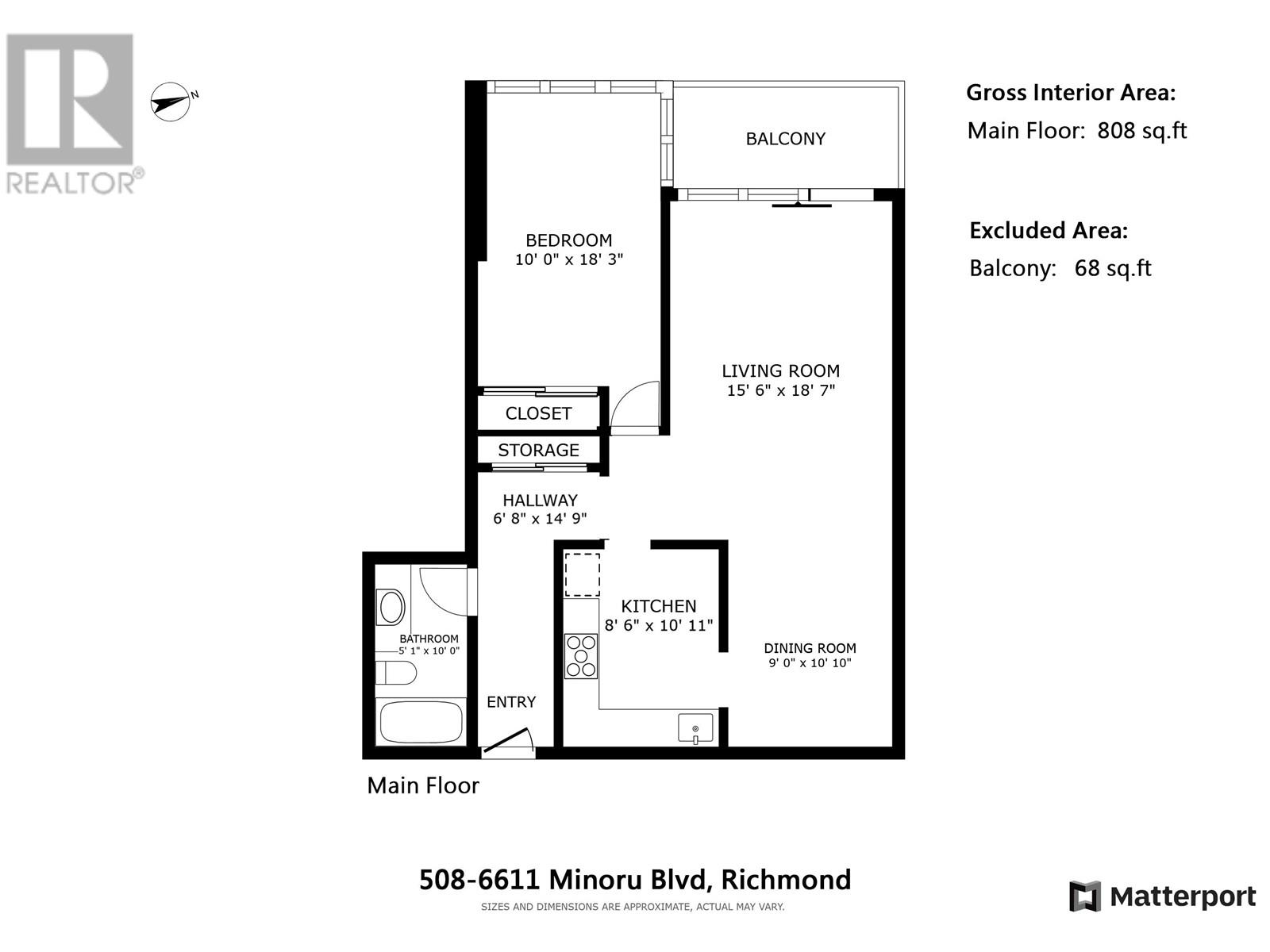 508 6611 Minoru Boulevard, Richmond, British Columbia  V6Y 1Y9 - Photo 18 - R2991408