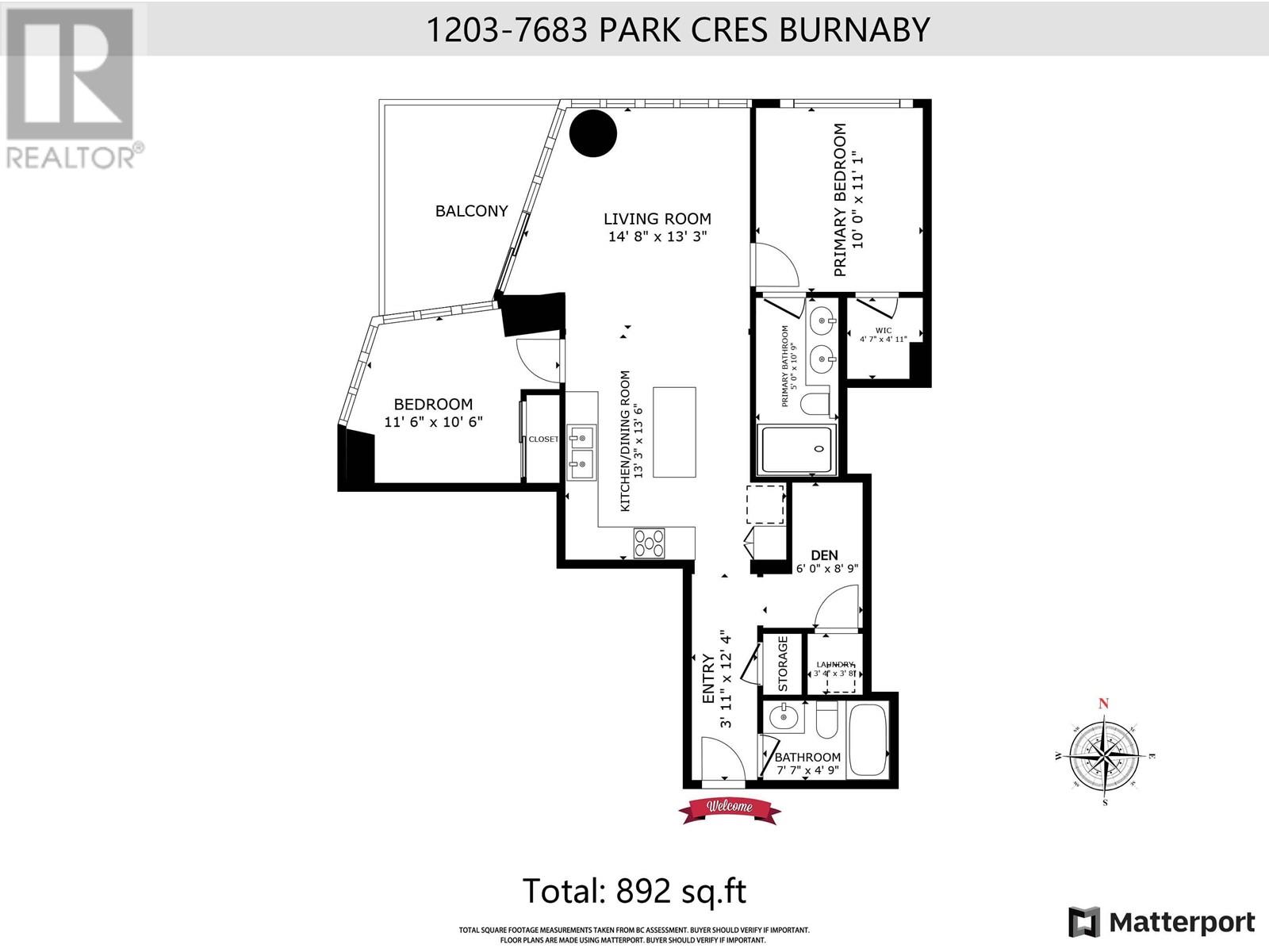 1203 7683 Park Crescent, Burnaby, British Columbia  V3N 0J3 - Photo 4 - R2989926