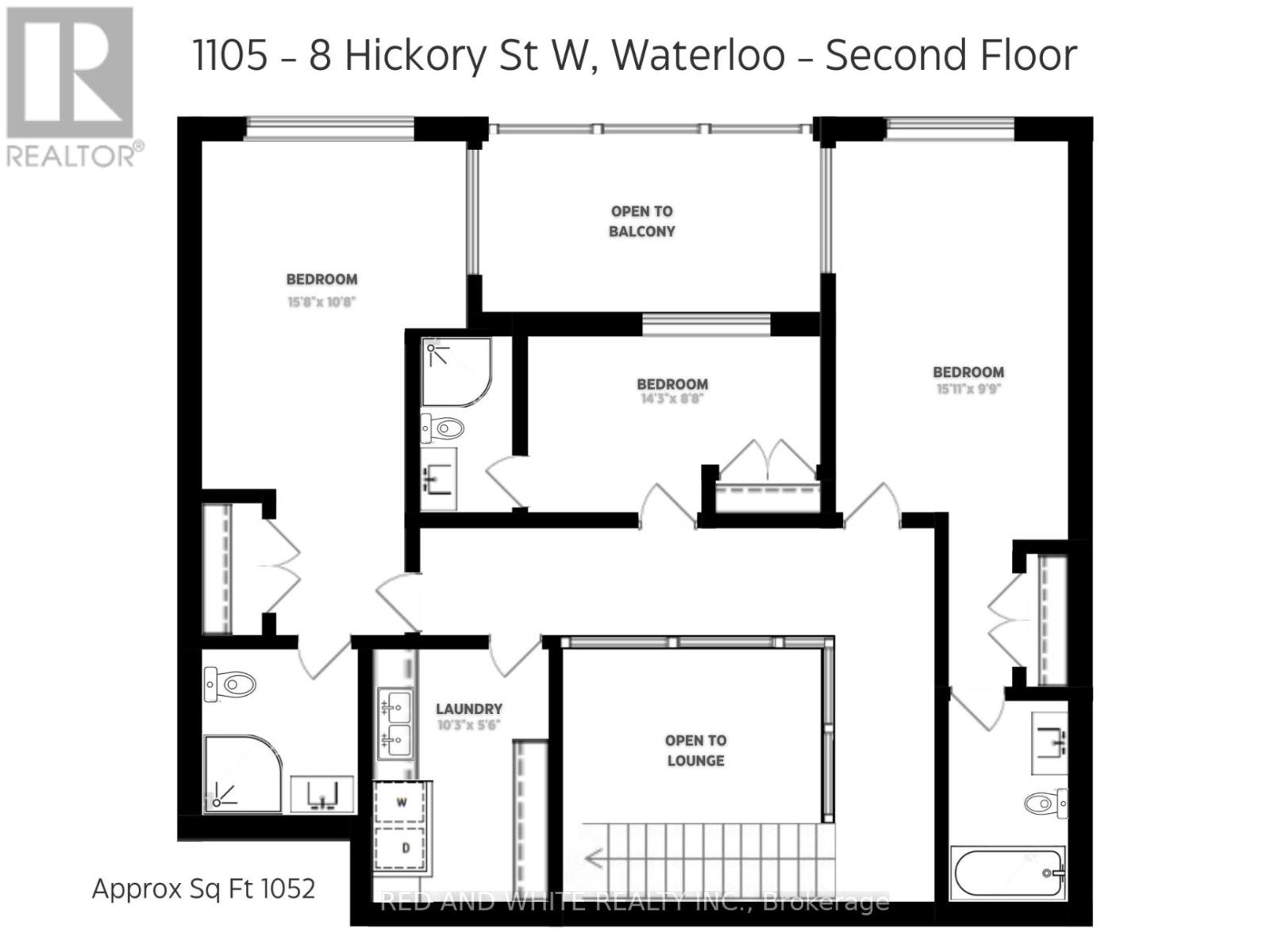 1105 - 8 Hickory Street W, Waterloo, Ontario  N2L 3H6 - Photo 26 - X12091287