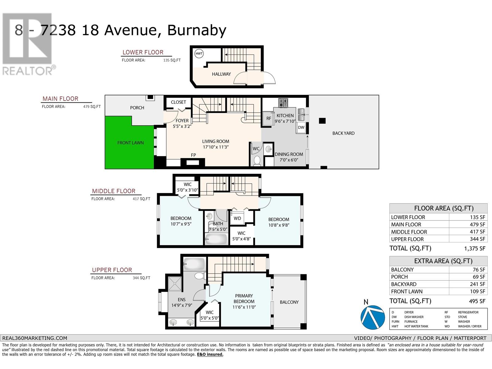 Listing Picture 40 of 40 : 8 7238 18TH AVENUE, Burnaby / 本拿比 - 魯藝地產 Yvonne Lu Group - MLS Medallion Club Member