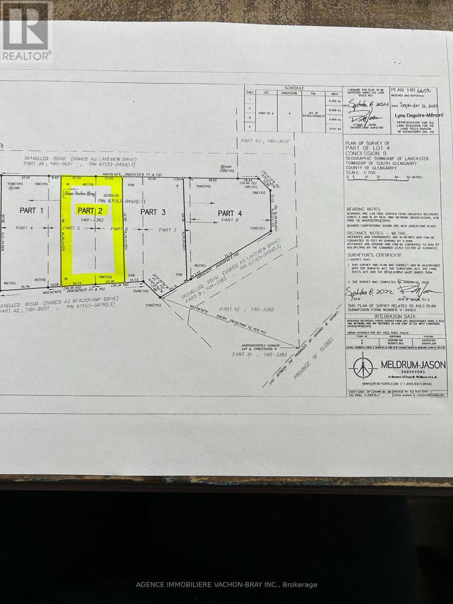 Lot Lakeside Drive, South Glengarry, Ontario  K0C 1Z0 - Photo 2 - X11924939