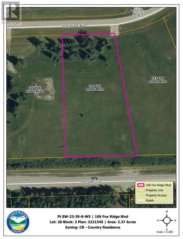 109 Fox Ridge Boulevard, Rural Clearwater County, Alberta  T4T 2A4 - Photo 1 - A2001778