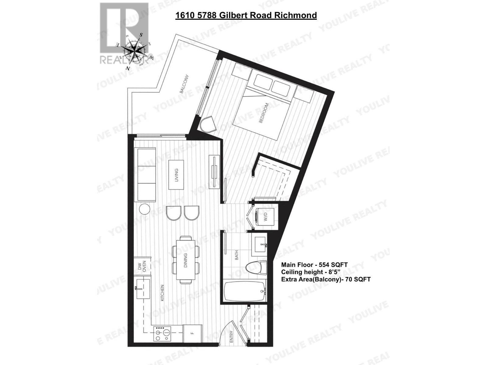 1610 5788 Gilbert Road, Richmond, British Columbia  V7C 0G1 - Photo 19 - R2990902
